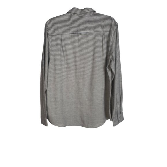 NWT Hurley Small Mens Striped Organic Cotton Flannel Shirt - Picture 14 of 16